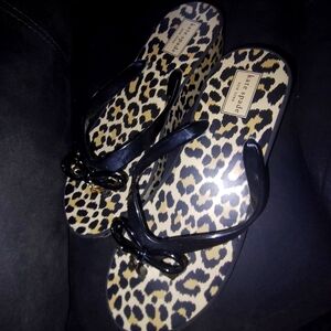 Kate Spade Black and Brown Sandals